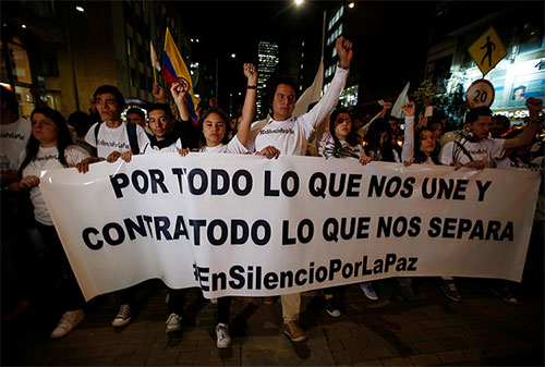 La paz es un pedido de todos en Colombia